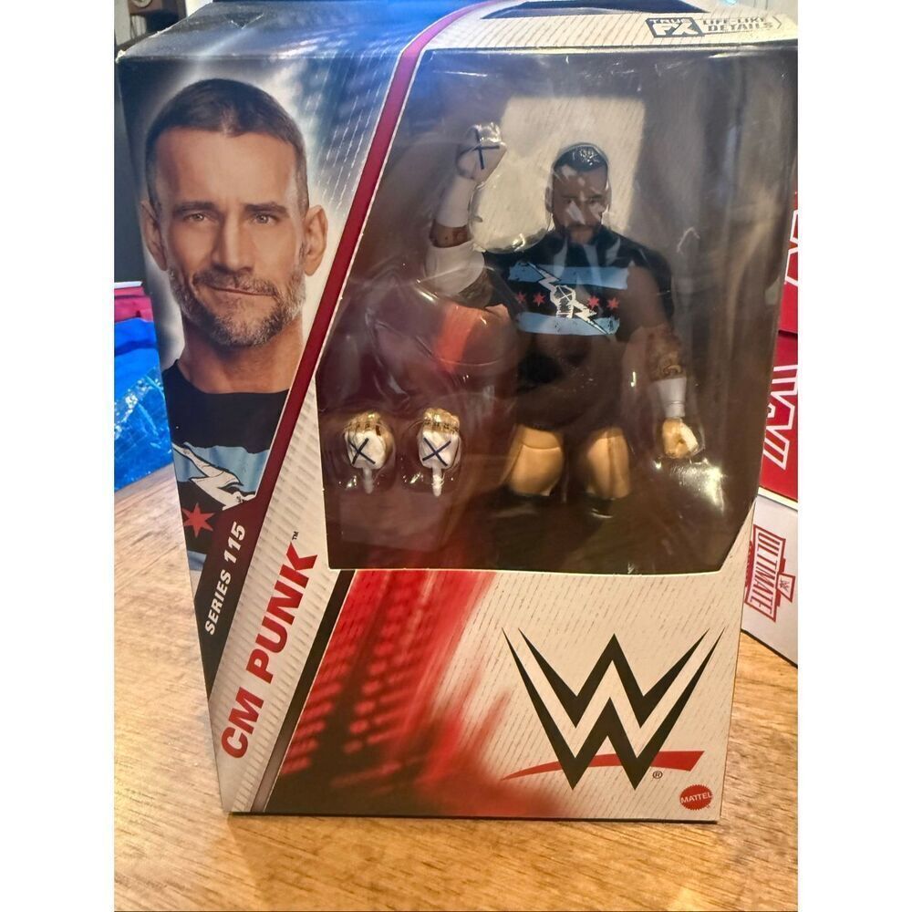 WWE CM Punk Elite Collection Series 115 Action Figure Mattel – Main Event – New - Picture 1 of 2